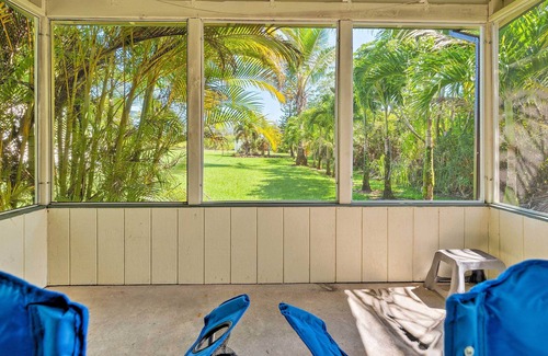 Keaau Casa | ¡NUEVO! Acogedor 'Cool Palms' Keaau Home w / Lanai por Ocean