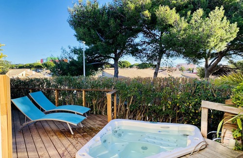 Gruissan Villa | Vila con JACUSSI, Piscina, Jardines, Air acondicionado, WiFi, playa a 600m