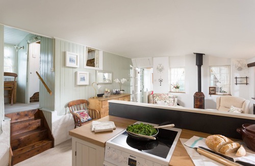 St Issey Cabaña | casa peculiar con dormitorios cabaña de pastores románticas 'y el jardín muy cerca de Padstow
