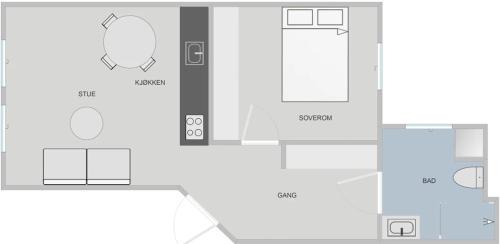 Bergen City Centre Apartamento | Rålekker 2-roms leilighet