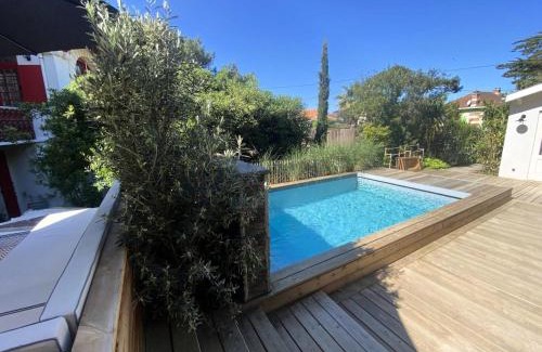 Soulac-sur-Mer Villa | Résidence 157-soulac Sur Mer - 157 - Maison de Charme de Style Basque avec Piscine Privée MAE-7391