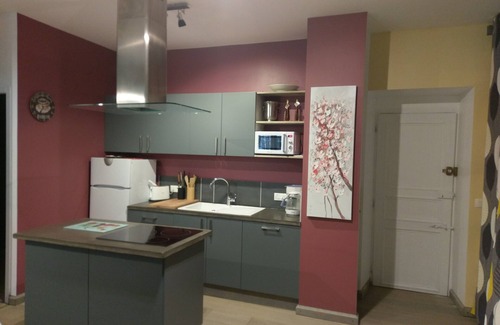 Eaux-Bonnes Apartamento | Apartamento-Paprika-Premium-Baño con bañera-Vista al Jardín
