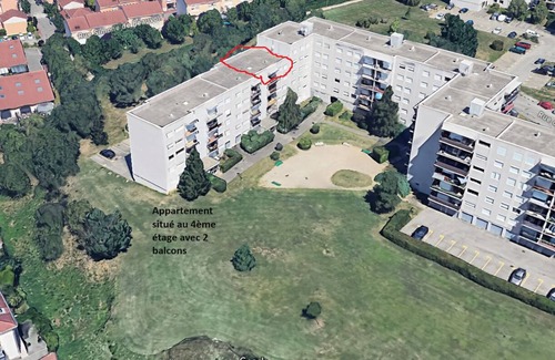 Marendiere - Fouillouse Apartamento | Résidence du Parc de Lyon-est 102m², 5 Chambres
