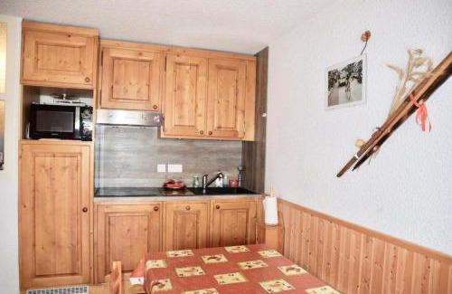 Valloire Apartamento | Résidence La Demeurance - 2 pièces cabine 6 personnes exposé Sud-Ouest MAE-8634