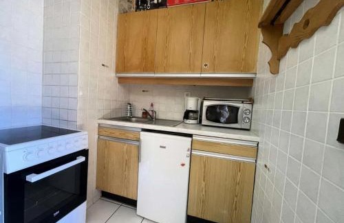 Mont-de-Lans Apartamento | Résidence Meije 10- Porte J3 - Les Deux Alpes – Studio cabine au Village 1800 avec balcon plein sud et vue panoramique MAE-5411
