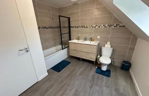 Persan Casa | Résidence paisible 3 chambres 30 Min Aéroport Roissy CDG