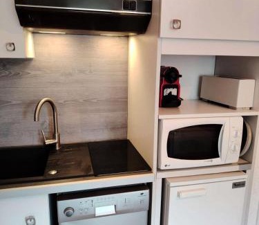 Les Claux Apartamento | Résidence Ski Soleil - Bel appartement 4 couchages Centre station télécabine MAE-0041