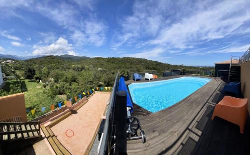 Ventiseri Apartamento | Résidence Tozza Alta - Maison de prestige 10 couchages vue Mer et Montagnes Corse du Sud MAE-2624