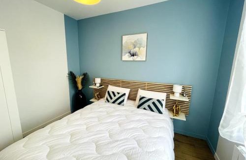 Port of Caen Apartamento | Rêve bleu au port avec parking gratuit