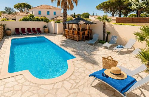 La Nartelle Casa | Rêve D'azur plage de la Nartelle, Mazet 35m2, parking, Piscine partagée, Terrasse BBQ & draps inclus