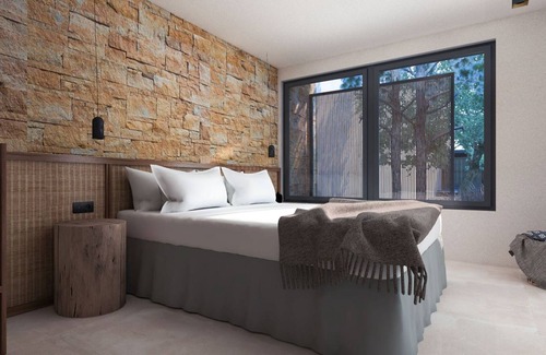 Chalkidona Villa | R 1319 Executive Suite with Outdoor Jacuzzi