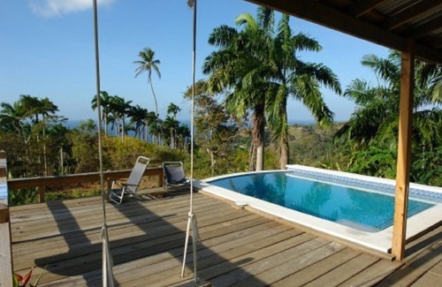 Parlatuvier Cabina | Rainbow lodge Caribbean Romance, cascada privada y playas aisladas -