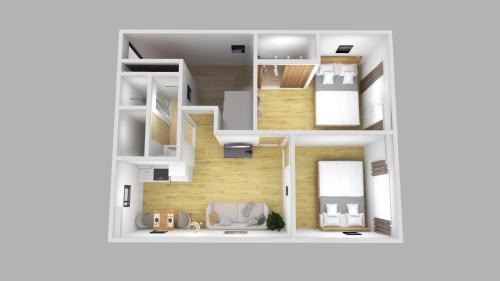 Abeno Apartamento | RAKUTO天王寺201 特價2室1厅,難波心斎橋電車5分,天王寺站400m，直達關西機場大阪城USJ 京都.
