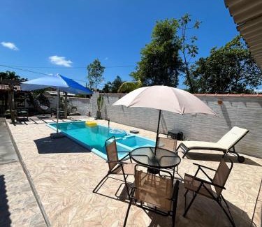 Iguape Casa | Rancho Lopes - Casa com piscina e churrasqueira, Iguape-SP