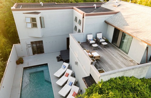 Fire Island Casa | Rare 5 BR house in the heart of the Pines, w/hot tub, mere steps from the beach!