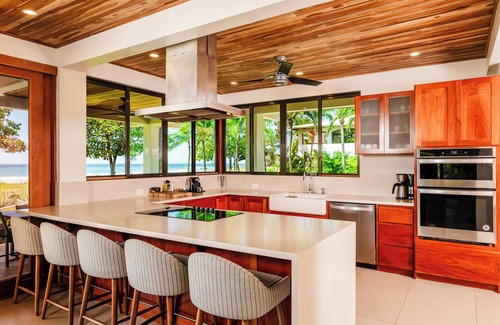 Playa Grande Casa | Rare Find: Beachfront Villa w/ Private Pool & Spacious Backyard, Surf Break Right at Your Doorstep!