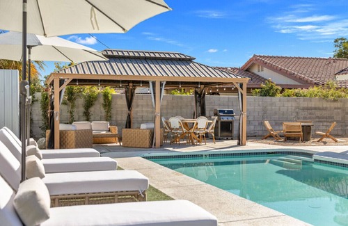 Bermuda Dunes Casa | Rather Be Desert Getaway: Pool, Hub Tub & Sunshine