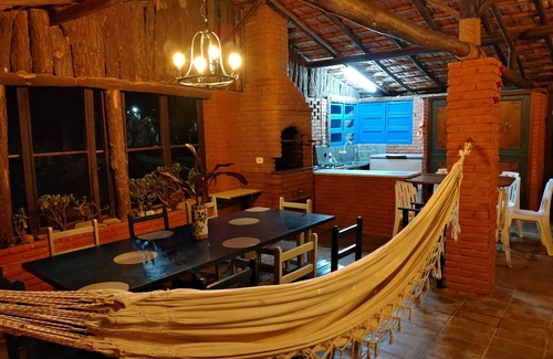 Pinhalzinho Cabaña | Recanto del Luar, gran lugar en lo alto de la montaña con total infraestructura