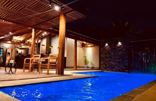 Olimpia Casa | Recanto Quinta das Palmeiras, Casa com Piscina Aquecida, até 16 pessoas, Perto dos Parques, Olímpia-SP