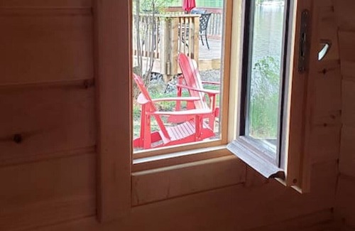 Minden Hills Cabaña | Red Cedar Chalet on Brady Lake (Sauna and hot tub)