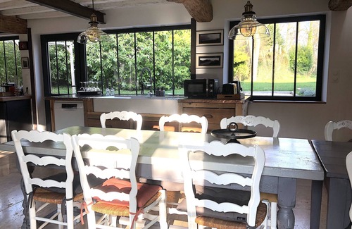 Gueutteville-les-Gres Cabaña | RED COTTAGE 4* & BILIARD 5mn from Sea