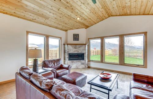 Red Lodge Casa | Red Lodge Home with Outdoor Kitchen and Fire Table!