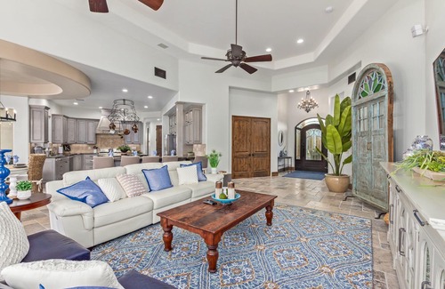 Red Mountain Ranch Casa | Red Mountain Private Sanctuary! Heated Pool, Spa and Putting Green! 2 Primary Suites!