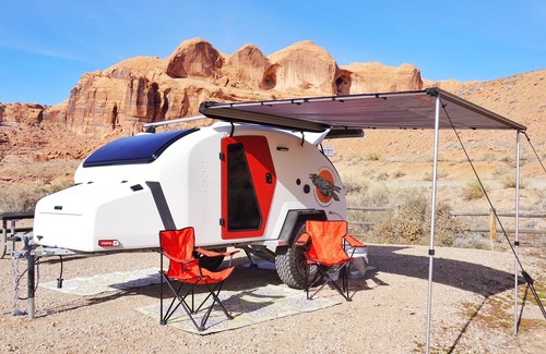 Moab Casa | Red Rock Base Camps Teardrop Trailer #1. Take your hotel room outside!
