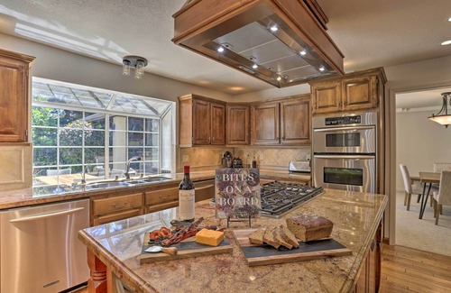 Sunset Casa | Redding Getaway w/ Hot Tub & Outdoor Kitchen!