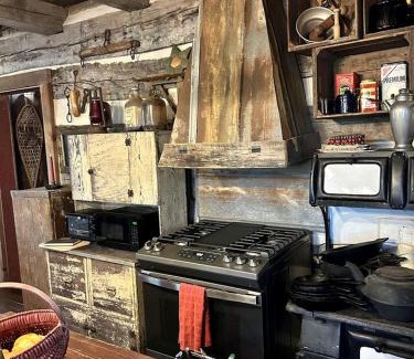 Rutherfordton Casa | Redesign Wooden Cabin with Jacuzzi and Front Porch in North Carolina