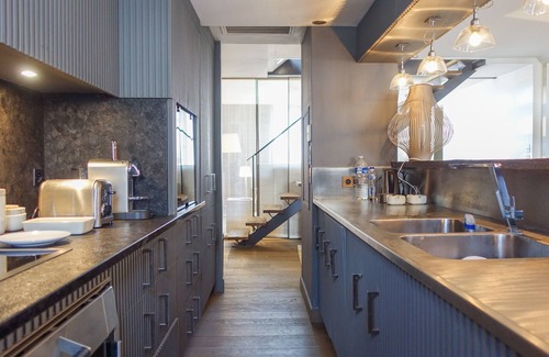 Quartier de l'Horloge Condominio | 1300 SQF ATICO en el Marais cerca de Centro Pompidou
