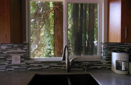 Monte Rio Casa | Redwood Butterfly Cabin Riverfront Private Island Canoa de temporada incluida