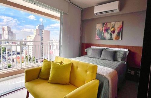 Liberdade Apartamento | Refúgio Privado Liberdade: A/C + Rooftop ao lado do metro