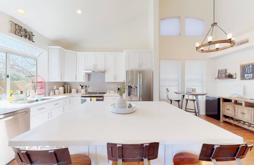 Tatum Ranch Casa | Refined home with private pool, putting green, backyard, & fast WiFi - near golf
