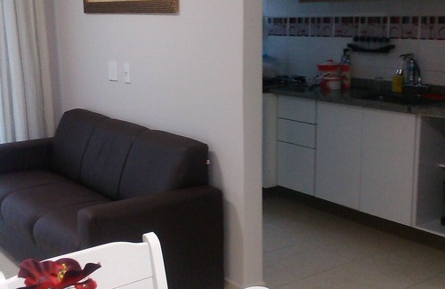 Vila Assuncao Apartamento | Refinamiento y comodidad - Vista al mar - Feria + wifi y Cable + Netflix!