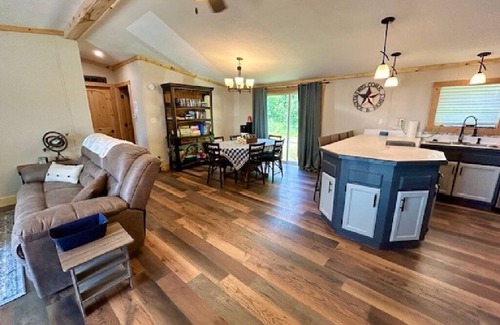 Clayton Casa | Reflections Retreat on Lake Magnor in Clayton, WI with beautiful lake view