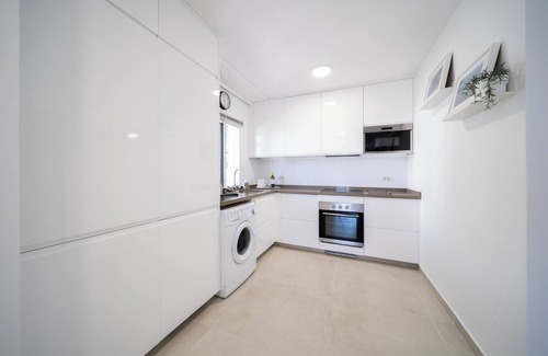 Los Gigantes Apartamento | 1 cama en el popular Los Gigantes con una gran terraza con vistas al mar y al acantilado