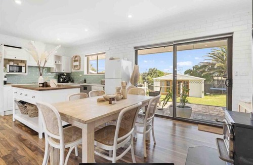 Goolwa Beach Casa | Relax in style - mineral spa, games room, trampoline, fireplace (Pet friendly)