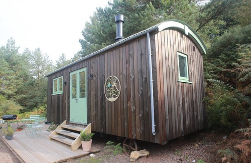 West Buckland Cabina | Relax & Recharge: Woodland Hideaway Shepherds Hut and Hot tub !