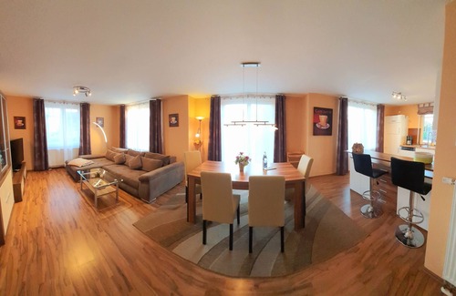 Gross Schwansee Casa | Relaxation in Groß Schwansee with Baltic Sea view, sauna + WLAN - ground floor apartment