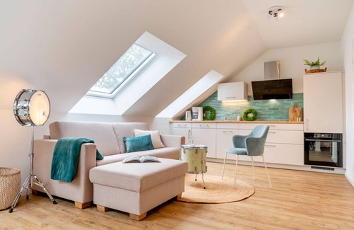 Scholderup Apartamento | Relaxed time out - Mikkey vacation apartment on the Taarstedt vacation farm in Angelit