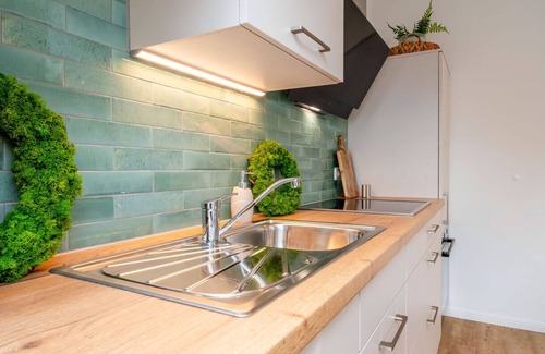 Scholderup Apartamento | Relaxed time out - Mikkey vacation apartment on the Taarstedt vacation farm in Angelit