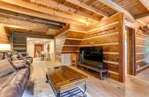 Deerfoot Park Estates Casa | Relaxing Cosby Cabin with Fire Pit and Covered Porch!