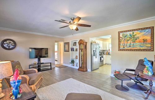 Tropical Gulf Acres Casa | Relaxing Punta Gorda Getaway w/ Fire Pit!