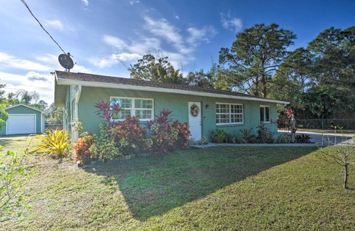 Tropical Gulf Acres Casa | Relaxing Punta Gorda Getaway with Fire Pit!