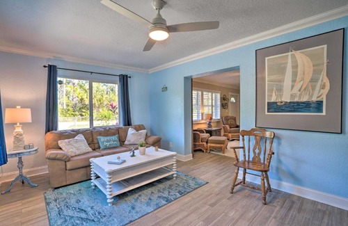 Tropical Gulf Acres Casa | Relaxing Punta Gorda Getaway with Fire Pit!
