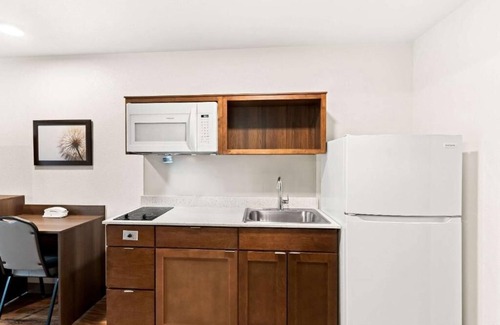 Dupont Hotel | Relaxing Retreat: Unit with Full Kitchen & Dedicated Work Area | Free Parking