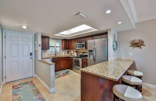 Sanibel Condominio | Condominio frente a la playa, 2 dormitorios / 2 baños, capacidad para 7 personas, planta superior, playa del Golfo Oeste.