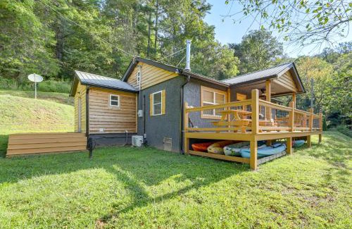 Tuckasegee Casa | Remote Home with Deck and Grill in Scenic Tuckasegee!