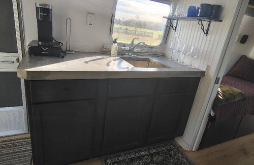 Westville Alquiler De RV | Renovated 1971 Airstream on an 80 acre animal rescue farm in Westville IN